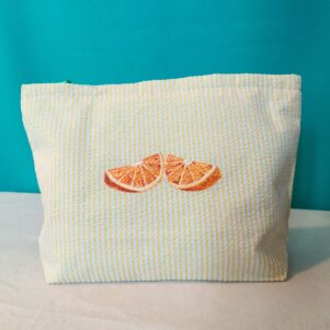Neceser rayas NARANJA